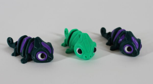 Chameleon-Schlüsselanhänger von Art Flex